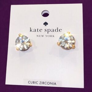 KATE SPADE New York Cubic Zirconia Rise and Shine Stud Earrings